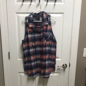 🦋3/$20!! Free Press plaid dress/top size Large